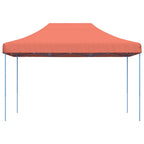 Tenda da Festa Pieghevole Pop-Up Terracotta 410x279x315 cm