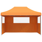 Tendone per Feste Pieghevole Pop-Up con 3 Pareti Arancione