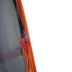 Tenda Privacy Pop-Up Grigio e Arancione Impermeabile