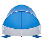 Tenda da Spiaggia Pop-Up Azzurra Impermeabile