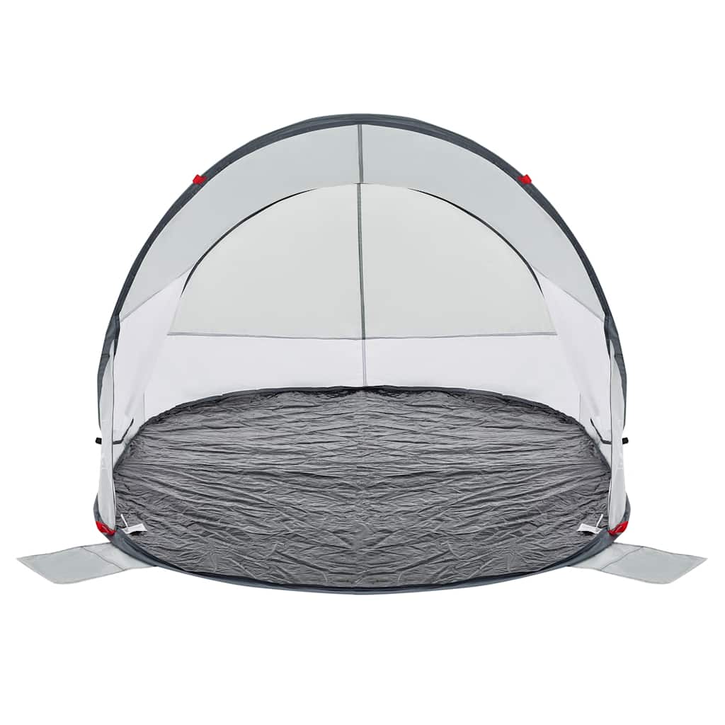 Tenda da Spiaggia Pop-Up Grigia Impermeabile