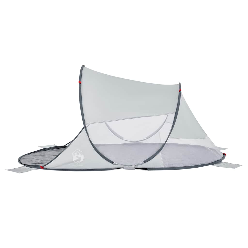 Tenda da Spiaggia Pop-Up Grigia Impermeabile