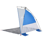 Tenda da Spiaggia Azzurro Rilascio Rapido Impermeabile