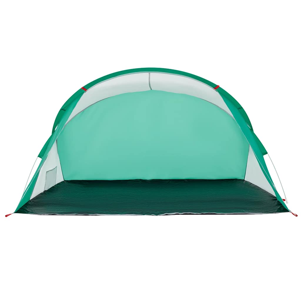 Tenda da Spiaggia 2 Persone Pop-Up Verde Mare Impermeabile