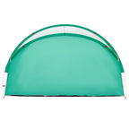 Tenda da Spiaggia 2 Persone Pop-Up Verde Mare Impermeabile