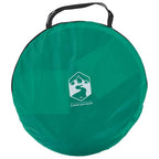 Tenda da Spiaggia 2 Persone Pop-Up Verde Mare Impermeabile