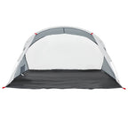 Tenda da Spiaggia 2 Persone Pop-Up Grigia Impermeabile