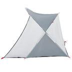 Tenda da Spiaggia 2 Persone Pop-Up Grigia Impermeabile