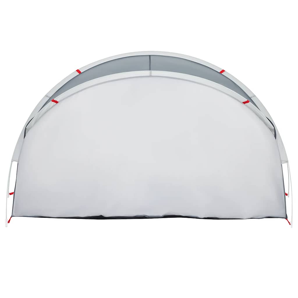 Tenda da Spiaggia 2 Persone Pop-Up Grigia Impermeabile