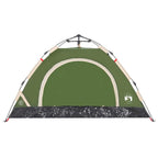 Tenda da Campeggio 2 Persone Verde a Rilascio Rapido