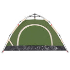 Tenda da Campeggio 2 Persone Verde a Rilascio Rapido