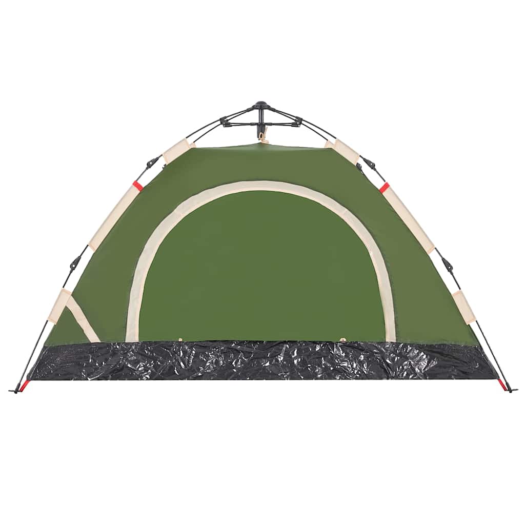 Tenda da Campeggio 2 Persone Verde a Rilascio Rapido