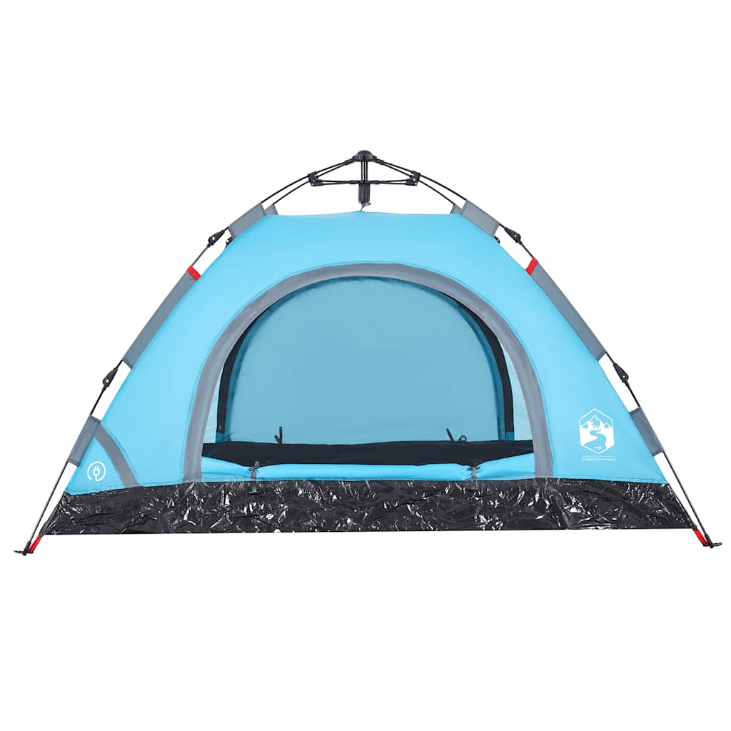 Tenda da Campeggio 2 Persone Blu a Rilascio Rapido