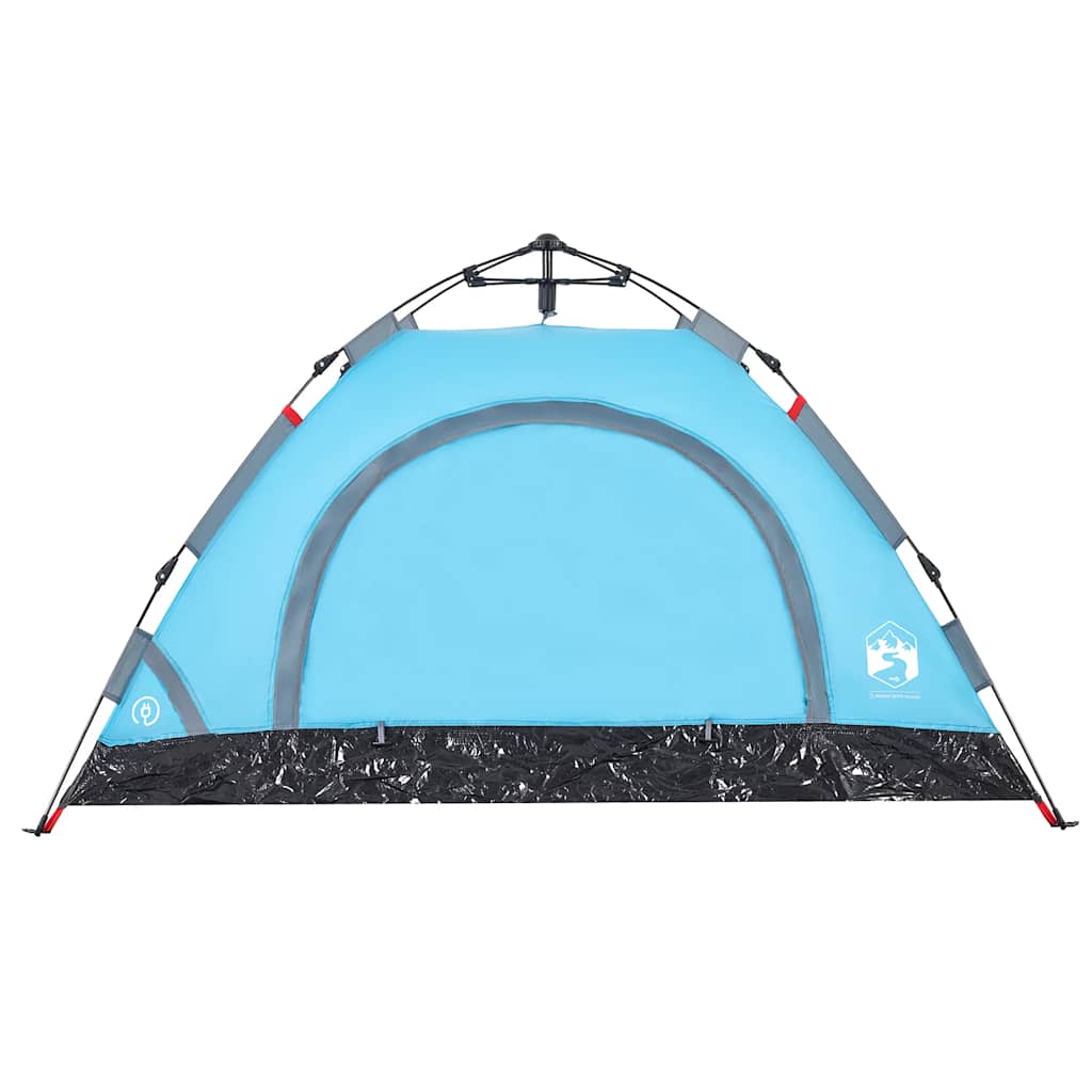 Tenda da Campeggio 2 Persone Blu a Rilascio Rapido