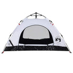 Tenda 2 Persone Bianca in Tessuto Oscurante a Rilascio Rapido