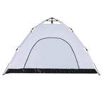 Tenda 4 Persone Bianca in Tessuto Oscurante a Rilascio Rapido