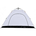 Tenda per 5 Persone Bianca Tessuto Oscurante a Rilascio Rapido
