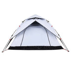 Tenda 4 Persone Bianca in Tessuto Oscurante a Rilascio Rapido