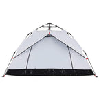 Tenda 2 Persone Bianca in Tessuto Oscurante a Rilascio Rapido