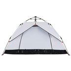 Tenda 3 Persone Bianca in Tessuto Oscurante a Rilascio Rapido