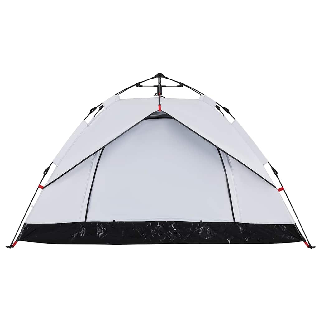 Tenda 3 Persone Bianca in Tessuto Oscurante a Rilascio Rapido