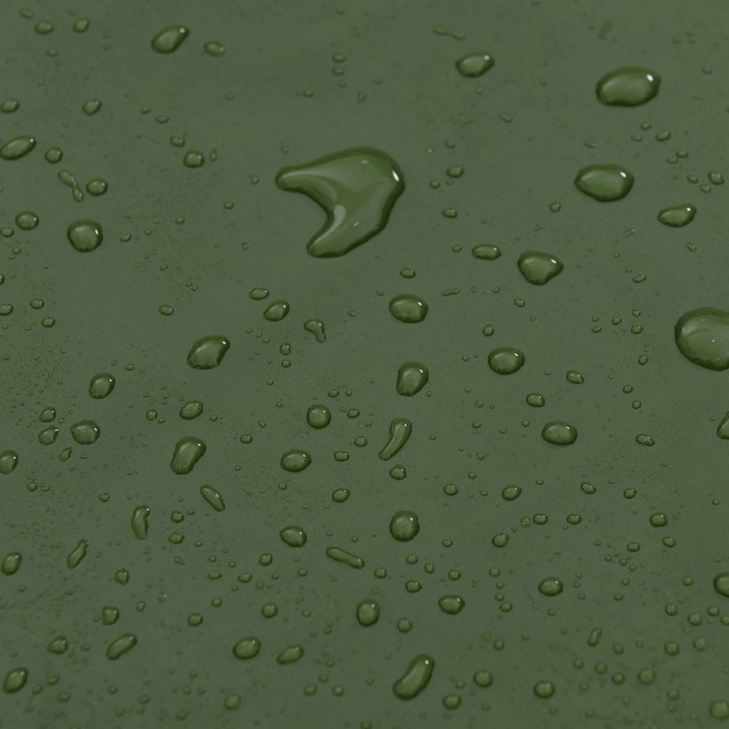 Poncho Antipioggia con Cappuccio Design 2 in 1 Verde 223x145 cm