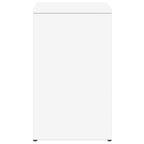 Tavolino Bianco 50x30x50 cm in Legno Multistrato