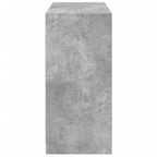 Armadio Grigio Cemento 77x48x102 cm in Legno Multistrato
