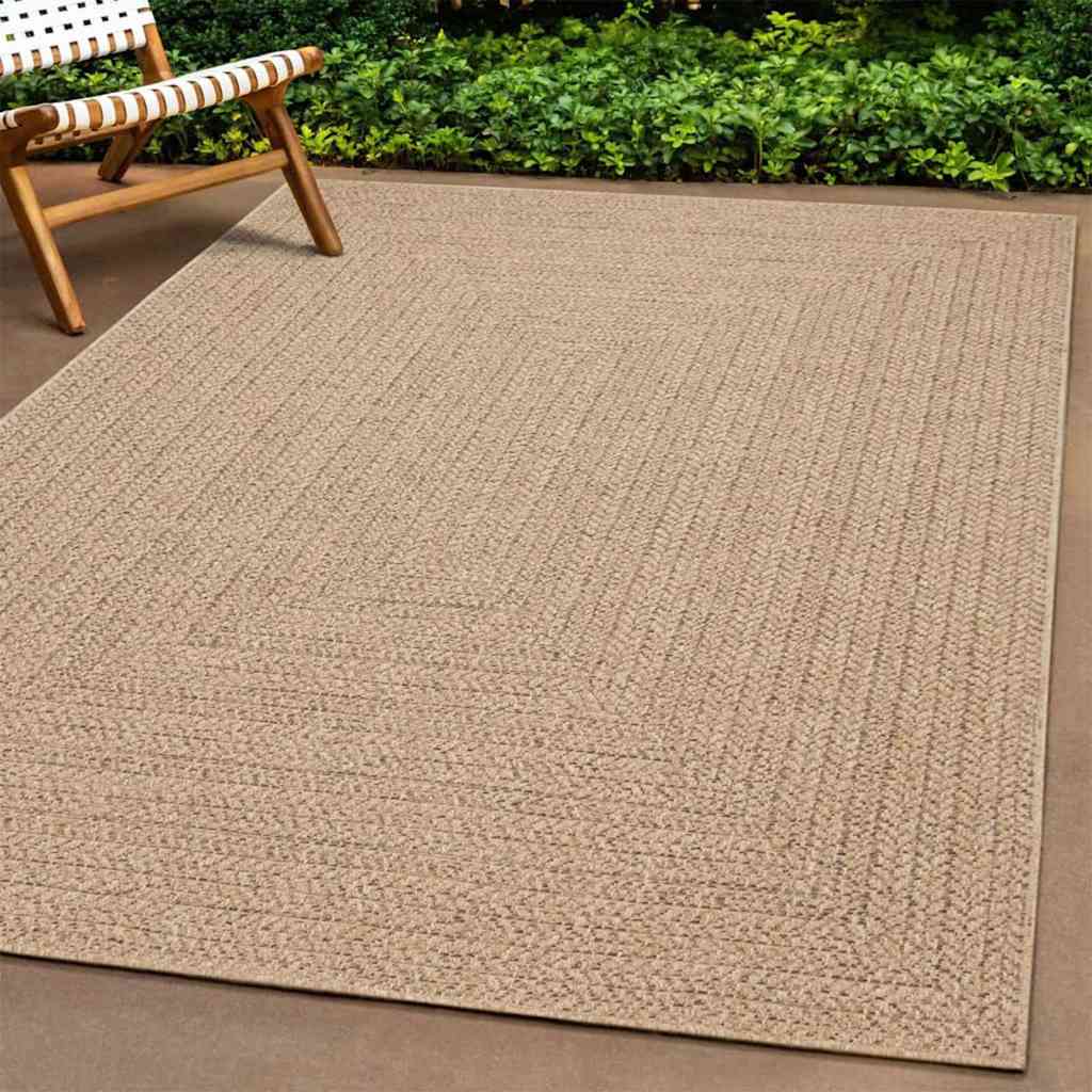Tappeto ZIZUR 80x250 cm Aspetto Iuta per Interni ed Esterni