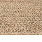 Tappeto ZIZUR 120x120 cm Aspetto Iuta per Interni ed Esterni