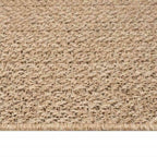 Tappeto ZIZUR 200x200 cm Aspetto Iuta per Interni ed Esterni