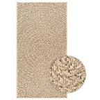 Tappeto ZIZUR 60x110 cm Aspetto Iuta per Interni ed Esterni