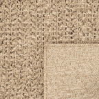 Tappeto ZIZUR 120x120 cm Aspetto Iuta per Interni ed Esterni