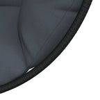 Sedia a Uovo Sospesa con Supporto Antracite Polyrattan/Acciaio