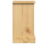 Comodino Corona 35x32,5x58 cm in Legno Massello di Pino