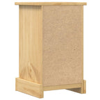 Comodino Corona 35x32,5x58 cm in Legno Massello di Pino