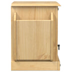 Comodino Corona 45x35x47,5 cm in Legno Massello di Pino