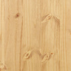 Comodino Corona 53x39x47 cm in Legno Massello di Pino