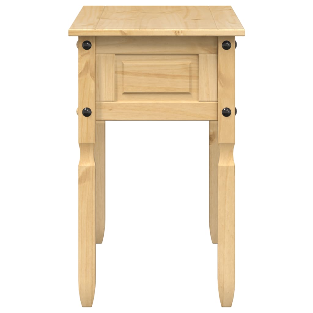 Tavolino Consolle Corona 115x46x73 cm in Legno Massello di Pino