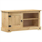 Mobile Porta TV Corona 100x40x52 cm in Legno Massello di Pino