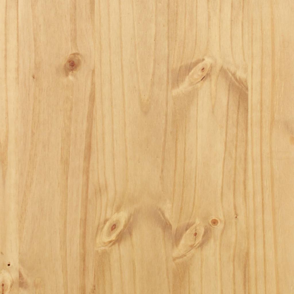 Mobile Porta TV Corona 100x40x52 cm in Legno Massello di Pino