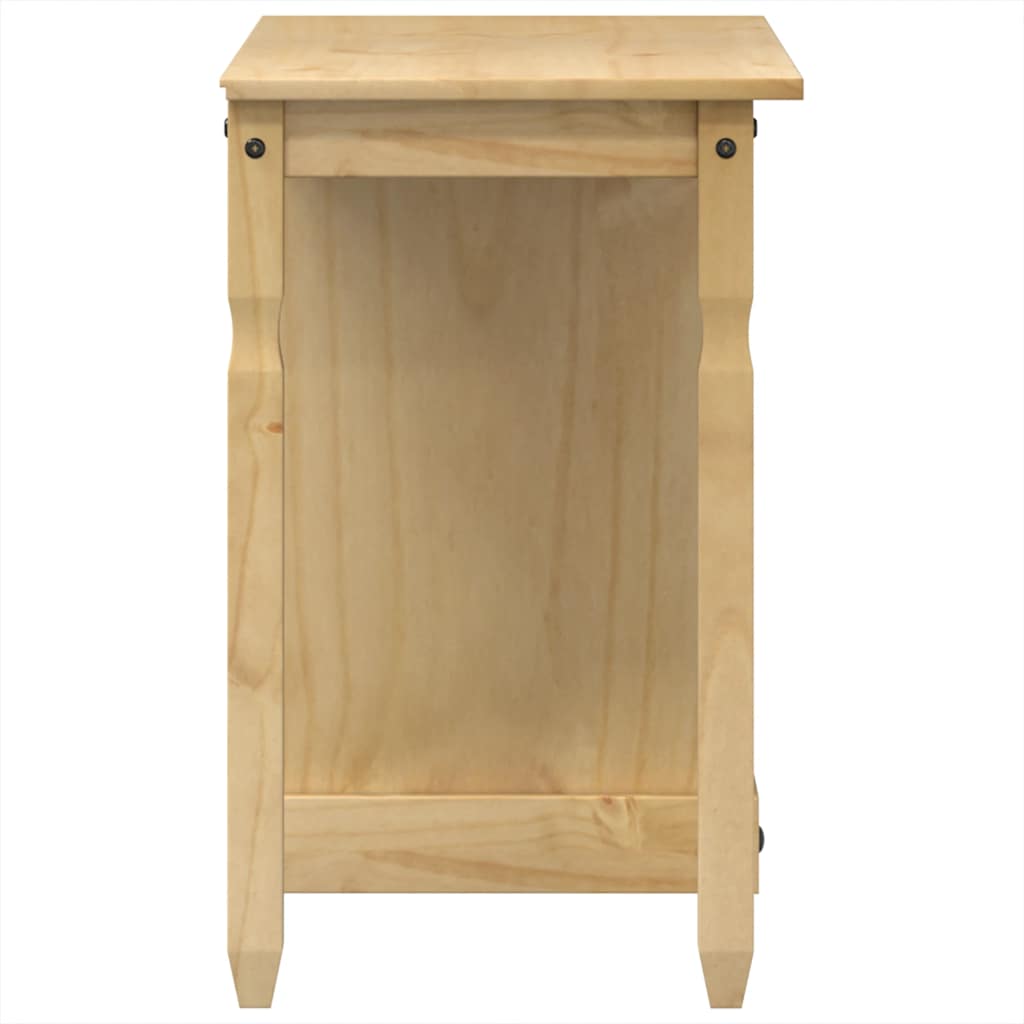 Toeletta Corona 110x47x75 cm in Legno Massello di Pino