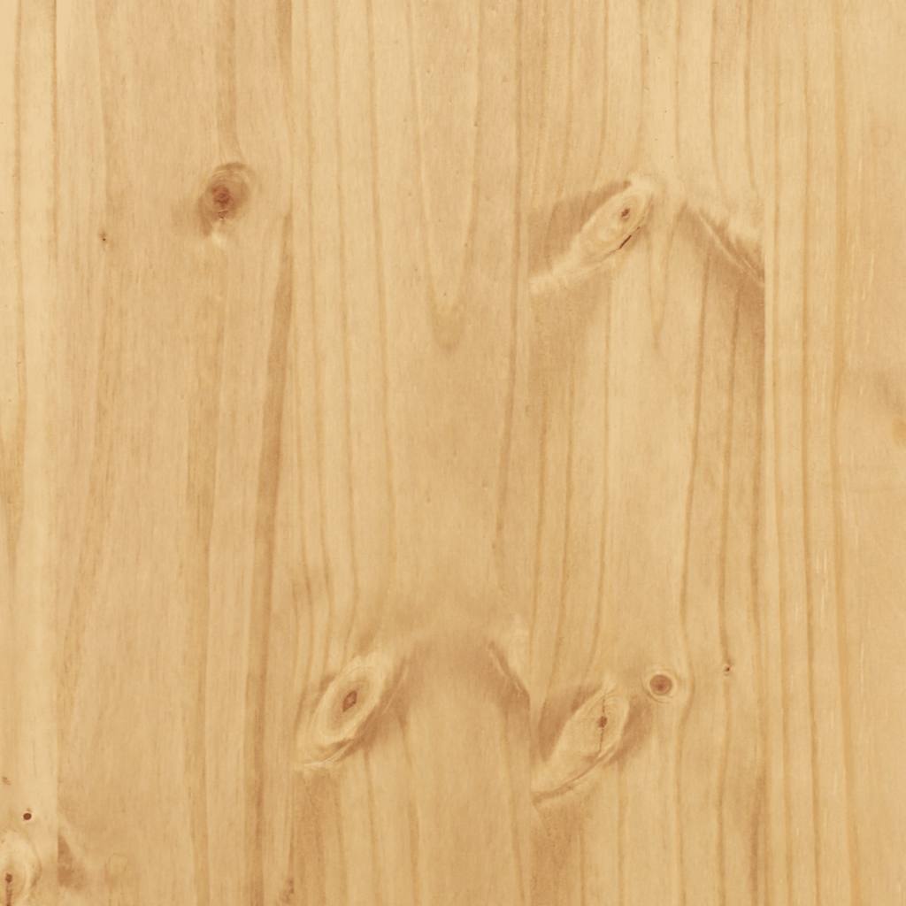 Toeletta Corona 110x47x75 cm in Legno Massello di Pino