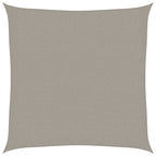 Vela Parasole 160 g/m² Quadrata Grigio Chiaro 2x2 m in HDPE