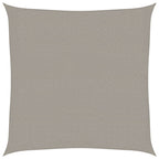 Vela Parasole 160 g/m² Quadrata Grigio Chiaro 2,5x2,5 m in HDPE