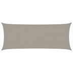 Vela Parasole 160 g/m² Rettangolare Grigio Chiaro 2x5 m in HDPE