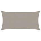 Vela Parasole 160 g/m² Rettangolare Grigio Chiaro 2,5x5 m HDPE