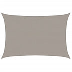 Vela Parasole 160 g/m² Rettangolare Grigio Chiaro 4x5 m in HDPE