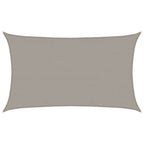 Vela Parasole 160 g/m² Rettangolare Grigio Chiaro 5x8 m in HDPE