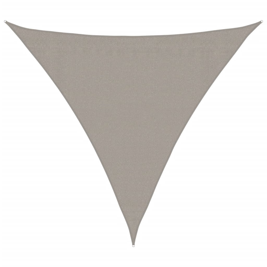 Vela Parasole 160 g/m² Triangolare 3,6x3,6x3,6 m in HDPE